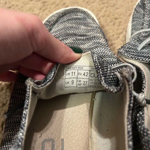 Hey Dude Gray Loafers - Picture 4 of 4